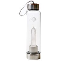 Shift Clear Quartz Crystal Elixir Water Bottle